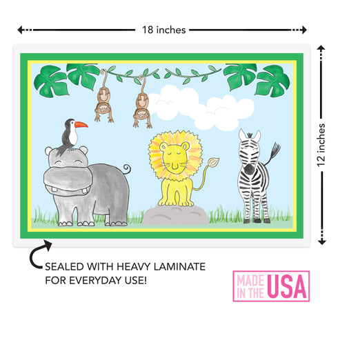Going on Safari Kids Placemat