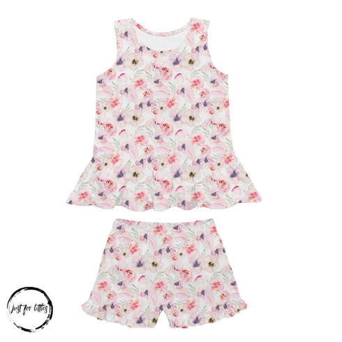 floral-2pc-pj-set-just-for-littles®️ - Sophia's Style -5