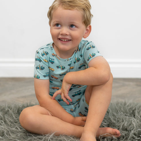 surfing-beach-summer-pajama-set Sweet Bamboo - Sophia's Style-7