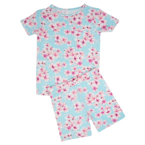 pretty-pink-floral-summer-pajama-set Sweet Bamboo - Sophia's StyleSummer Pajama-1