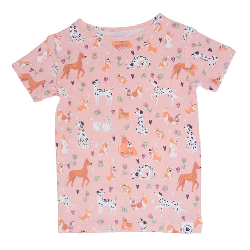 dalmatian-poodle-puppy-summer-pajama-set Sweet Bamboo - Sophia's Style-2