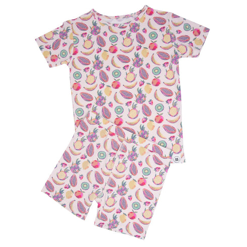 tropical-fruit-summer-pajama-set Sweet Bamboo - Sophia's StyleSummer Pajama-1