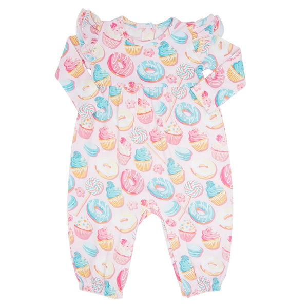 Sweet Tooth Flutter Sleeve Romper