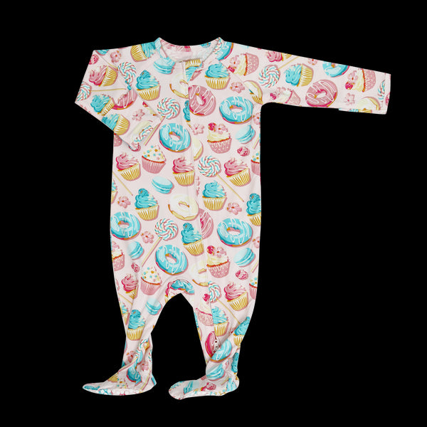 Sweet Tooth Zipper Footie
