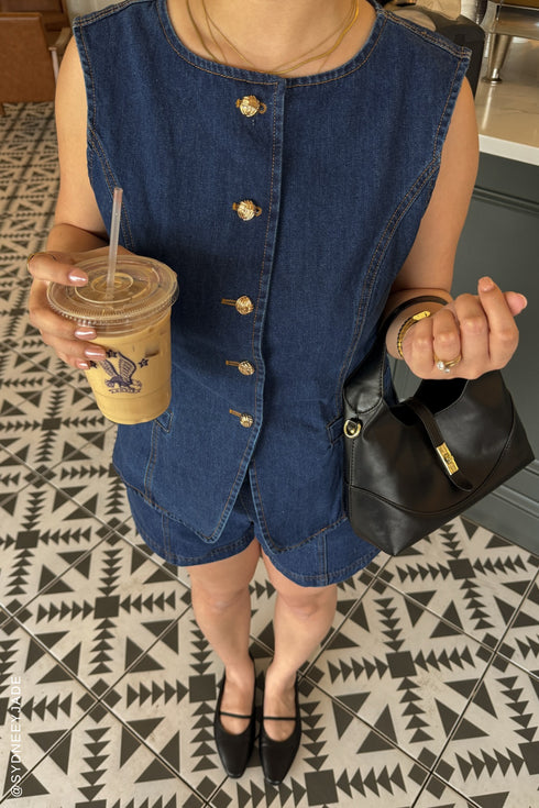 drive-in-movie-denim-vest Flying Tomato-Sophia's Style-9