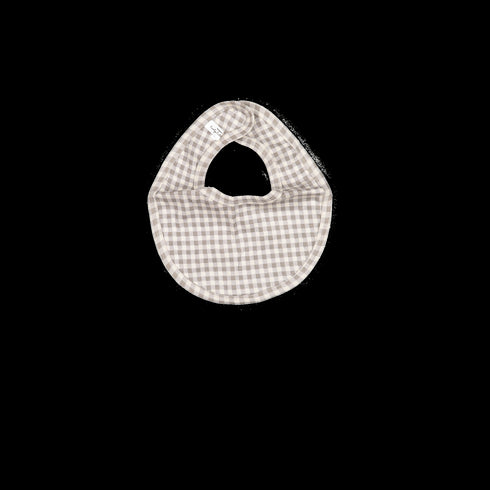 the-printed-bib-taupe-gingham Lovely Littles - Sophia's StyleBib-1