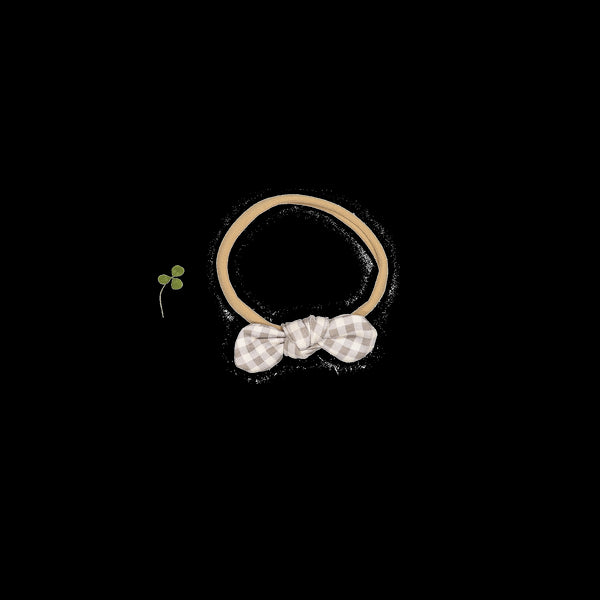 the-printed-bow-taupe-gingham Lovely Littles - Sophia's StyleBow-1