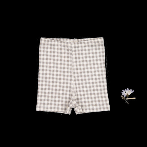 the-printed-short-taupe-gingham Lovely Littles - Sophia's StyleShort-1