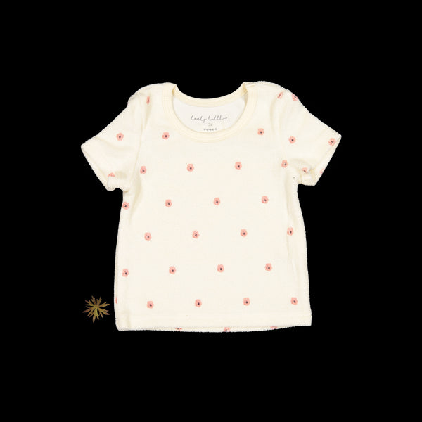 the-terry-tee-butter-flower Lovely Littles - Sophia's StyleShort Sleeve Tee-1