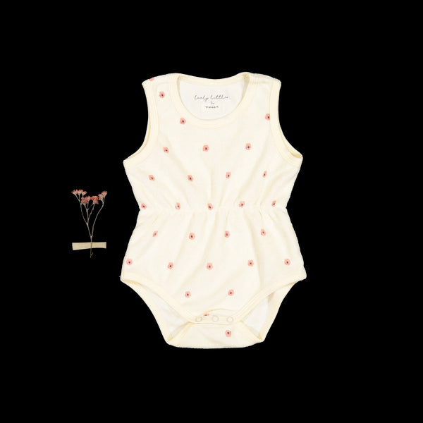 the-terry-romper-butter-flower Lovely Littles - Sophia's StyleTank Onesie-1