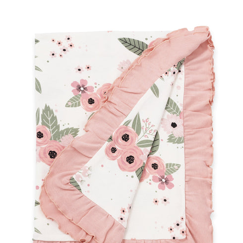 jardin-floral-stroller-blanket at Sophia's Style-2