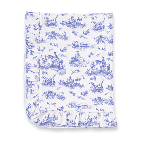 toile-de-jouy-stroller-bamboo-blanket Tesa Babe - Sophia's StyleBaby Blankets-1