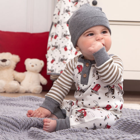 cowboy-western-henley-bamboo-romper Sophia's Style-2