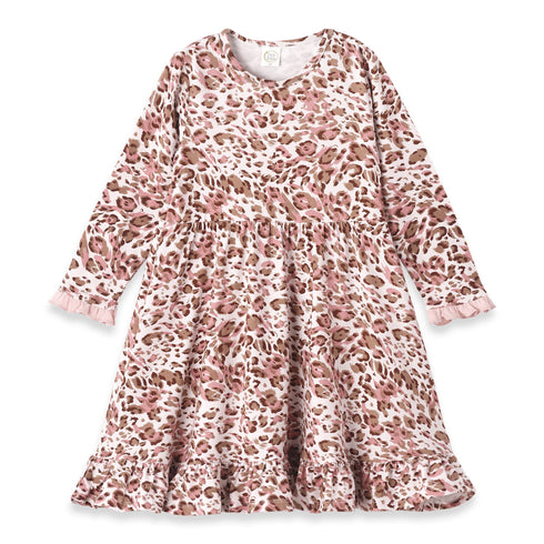 pink-leopard-bamboo-twirl-dress Tesa Babe - Sophia's StyleBaby Girl Clothes-1