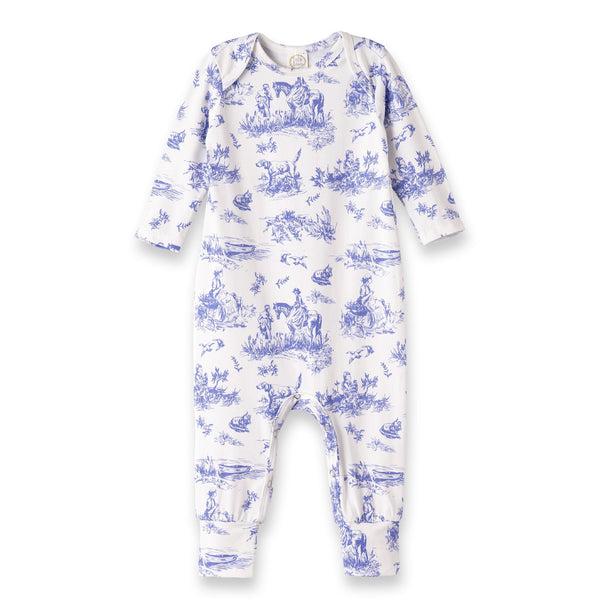 toile-de-jouy-bamboo-romper Tesa Babe - Sophia's StyleBaby Girl Clothes-1