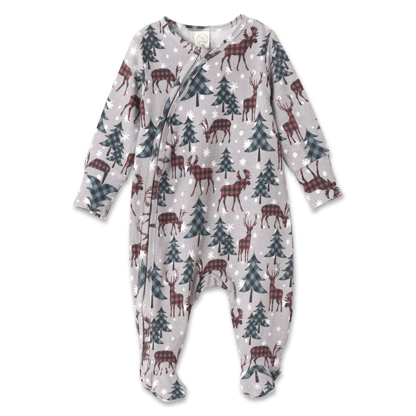 nordic-pines-bamboo-zipper-romper Tesa Babe - Sophia's StyleBaby Unisex Clothes-1