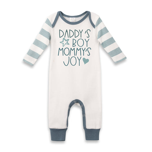 daddys-boy-mommys-joy-romper Tesa Babe - Sophia's StyleBaby Boy Clothes-1
