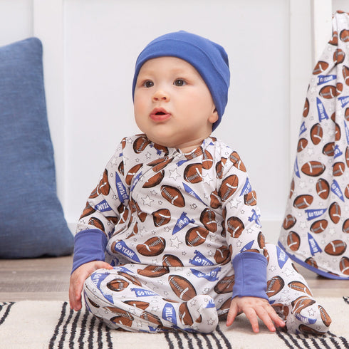 football-bamboo-zipper-romper Tesa Babe - Sophia's Style-2