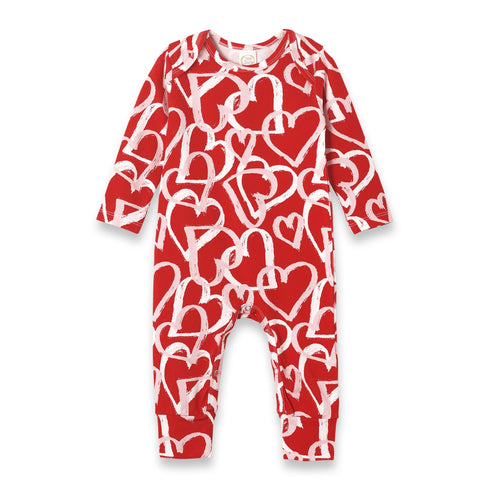 happy-hearts-bamboo-romper Tesa Babe - Sophia's StyleBaby Girl Clothes-1