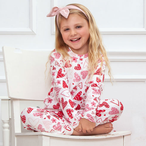 hearts-girls-valentine-bamboo-pajama-set Tesa Babe - Sophia's Style-2