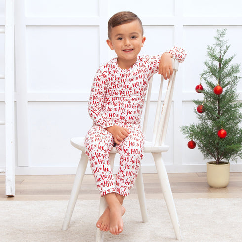 christmas-kids-bamboo-pajama-set-ho-ho-ho Tesa Babe - Sophia's Style-4