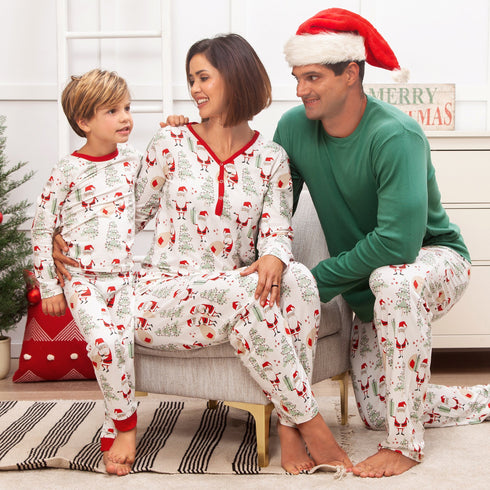 christmas-santa-bamboo-womens-pajama-set Tesa Babe - Sophia's Style-3