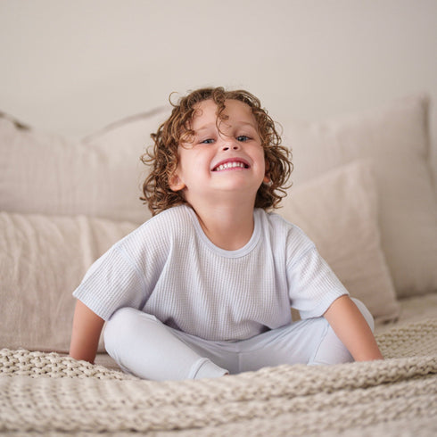 thin-waffle-t-shirt-Atlas Grey-Sophia's StyleT-shirt-1