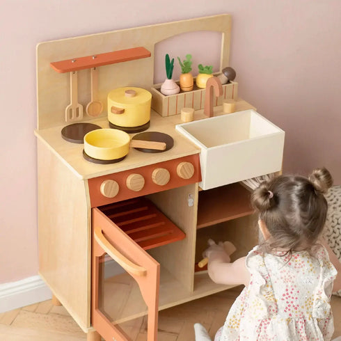 tiny-land®-modern-versatile-wooden-kids-play-kitchen--Sophia's Style--6
