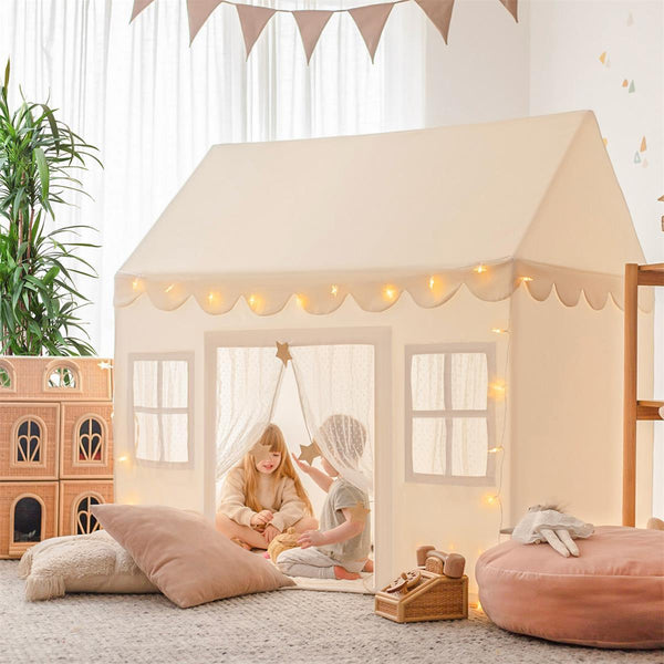 tiny-land®-natural-cream-playhouse-Tiny Land-Sophia's Style-Play Tents & Tunnels-1