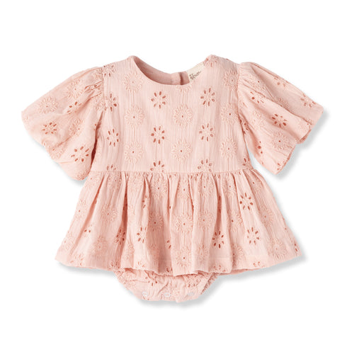 pink-eyelet-cotton-skirted-baby-bodysuit-Tesa Babe at Sophia's StyleBaby Girl Clothes-1