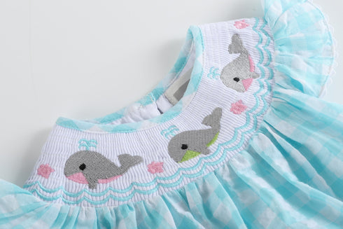 turquoise-gingham-whale-smocked-flutter-bubble-romper-lil-cactus-sophias-style-3