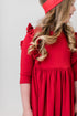 red-3-4-ruffle-twirl-dress Mila & Rose - Sophia's Style-5