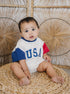 usa-colorblock-t-shirt-romper at Sophia's Style-5