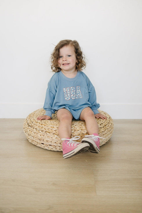 usa-daisy-bamboo-sweatshirt-romper Little Joy Co - Sophia's Style-6