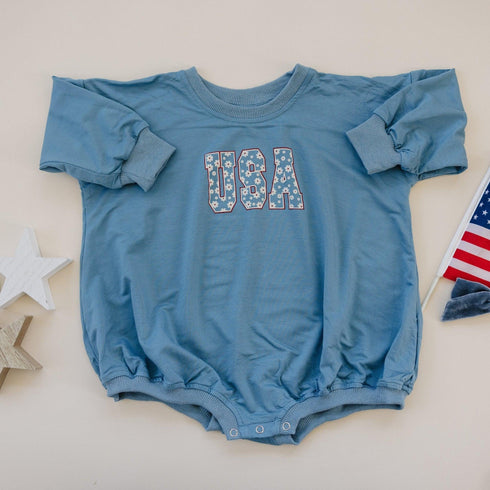 usa-daisy-bamboo-sweatshirt-romper Little Joy Co - Sophia's Style-8