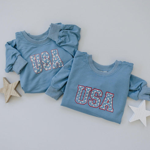 usa-daisy-bamboo-sweatshirt-romper Little Joy Co - Sophia's Style-7