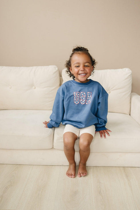 usa-daisy-crewneck-sweatshirt Little Joy Co - Sophia's Style-2