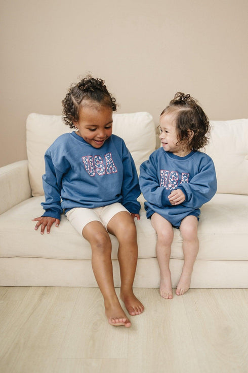 usa-daisy-sweatshirt-romper Little Joy Co - Sophia's Style-5