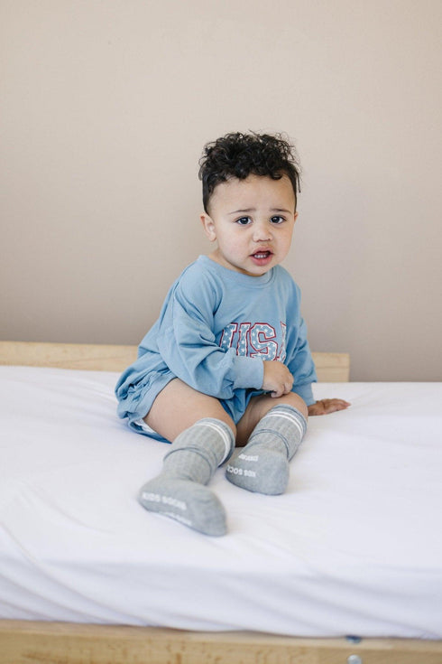 usa-star-bamboo-sweatshirt-romper Little Joy Co - Sophia's Style-4