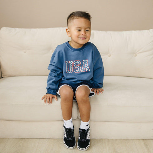 usa-stars-crewneck-sweatshirt Little Joy Co - Sophia's Style-2