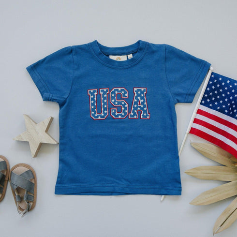 usa-stars-t-shirt Little Joy Co - Sophia's Style-1