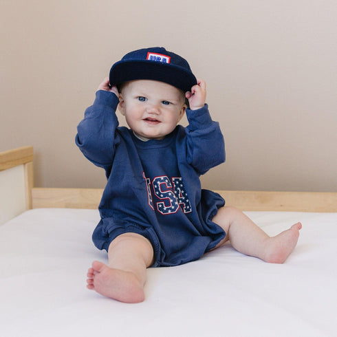 usa-sweatshirt-romper Little Joy Co - Sophia's Style-5