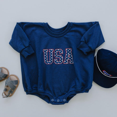 usa-sweatshirt-romper Little Joy Co - Sophia's Style-3