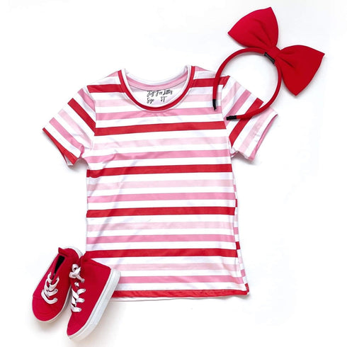 pink-stripe-t-shirt-just-for-littles®️ - Sophia's Style -2