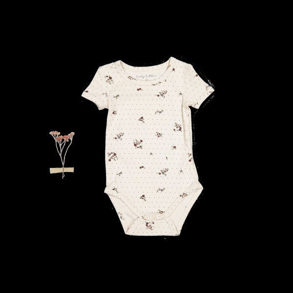 the-printed-short-sleeve-onesie-vintage-floral Lovely Littles - Sophia's StyleShort Sleeve Onesie-1
