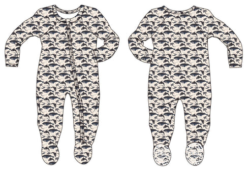 deep-sea-creatures-whale-zipper-footie Sweet Bamboo - Sophia's StyleFooties-1