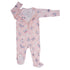 pink-butterfly-daisy-bamboo-zipper-footie Sweet Bamboo - Sophia's Style-2