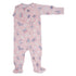pink-butterfly-daisy-bamboo-zipper-footie Sweet Bamboo - Sophia's StyleFooties-1
