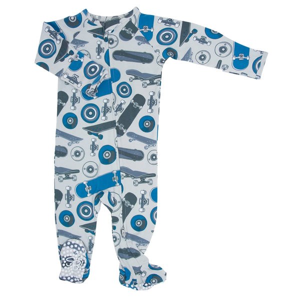 zipper-footie-106 Sweet Bamboo - Sophia's StyleFooties-1