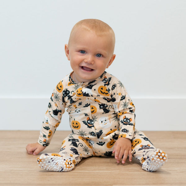 zipper-footie-104 Sweet Bamboo - Sophia's StyleFooties-1